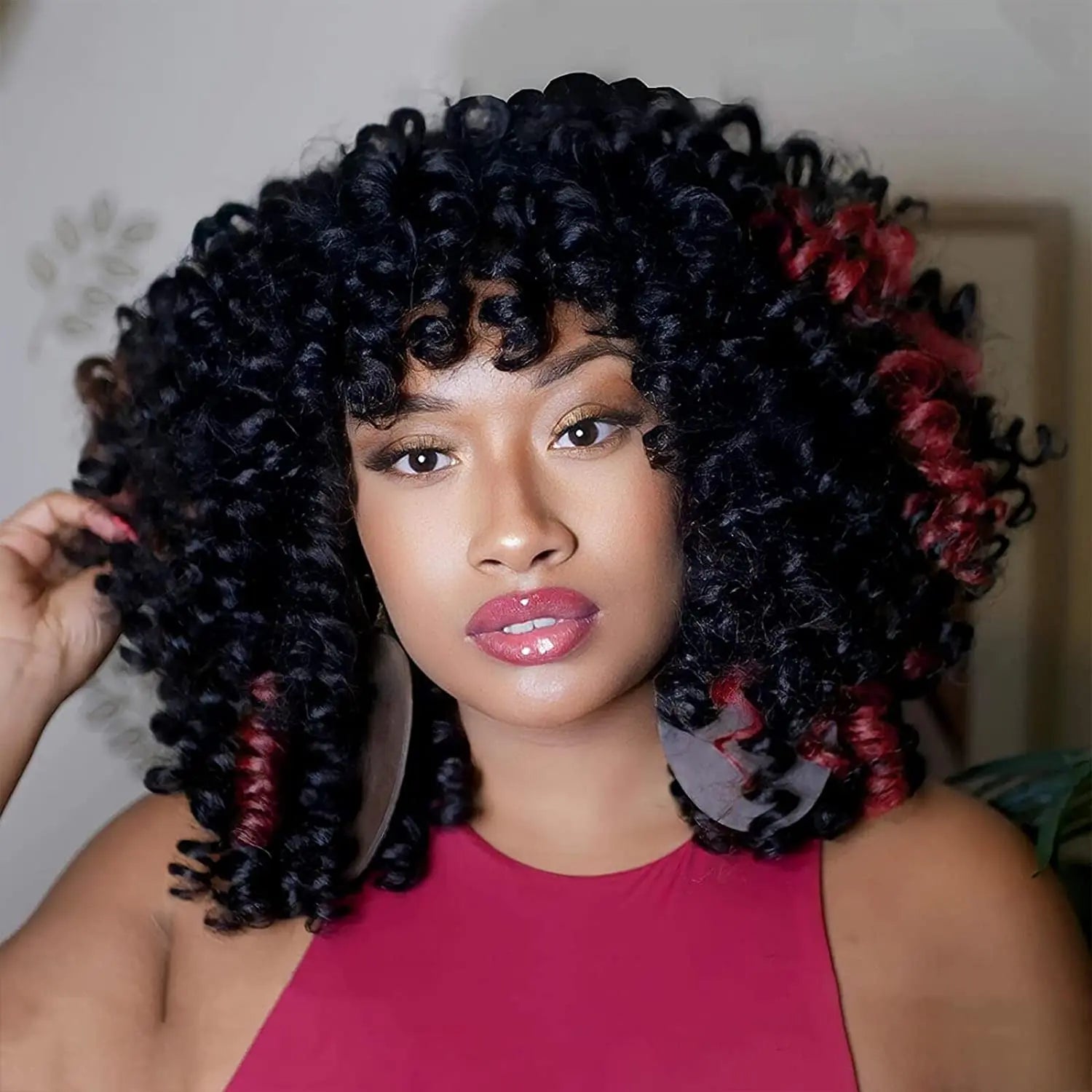 Jamaican Curl Crochet 6 Pa
cks Wand Curl Crochet Hair | Jamaican Bounce Wavy Curly Pre-Looped